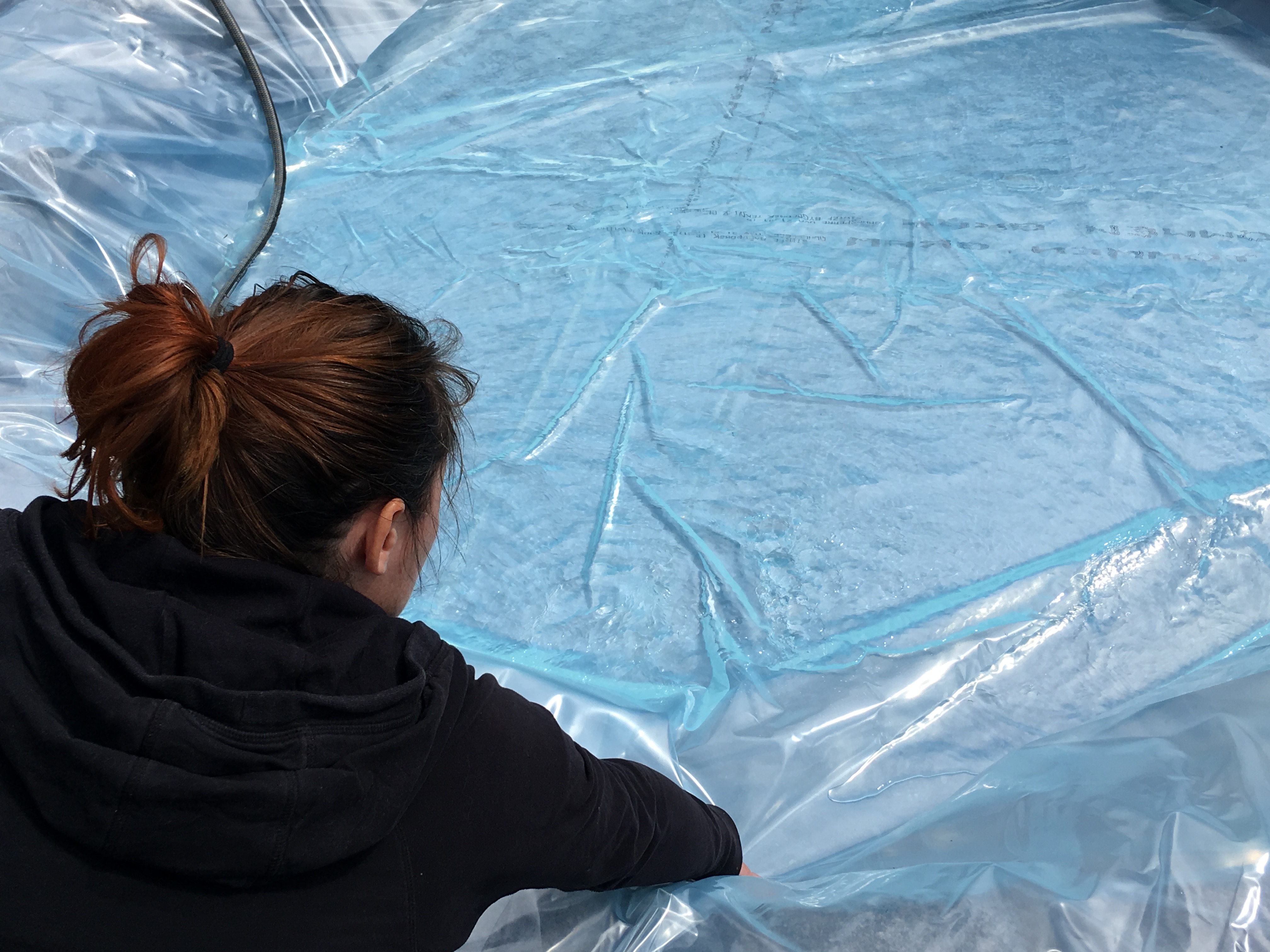 sandbag swimming pool